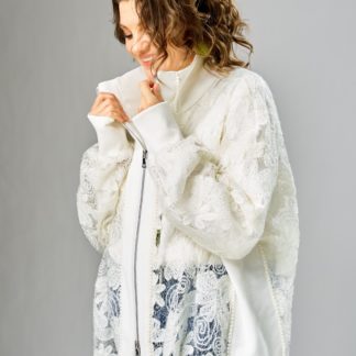 Кружевной бомбер Кружевной бомбер