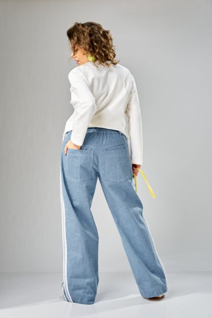 Лонгслив в рубчик